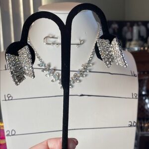 Kramer Silver Crystal Earrings